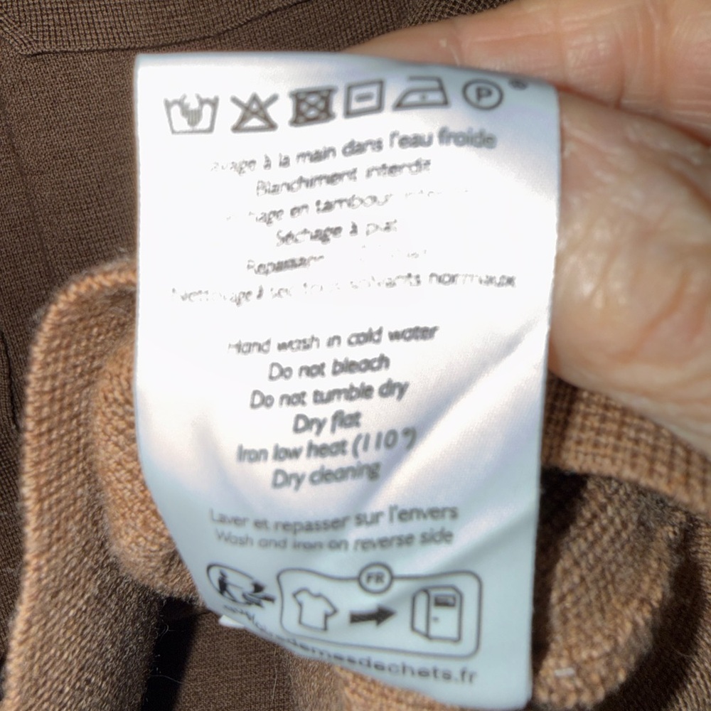 Sezane Betty Cardigan Cafe Clair - Picture 4 of 5